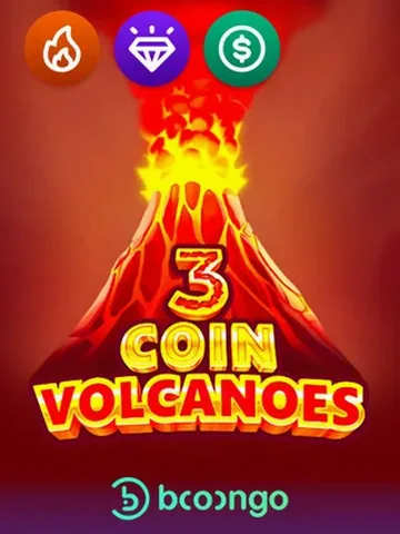 Gokkast 3 Coin Volcanoes van 3Oaks bij LepreZone