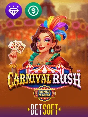 Gokkast Carnival Rush van Betsoft bij LepreZone